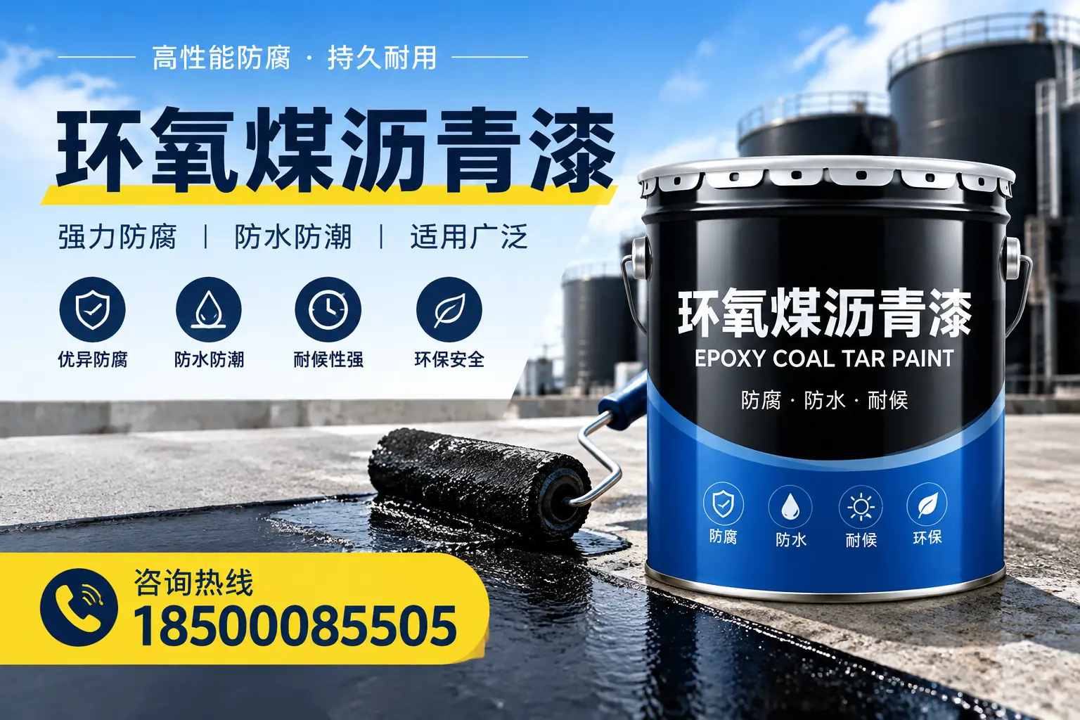 选择环氧煤沥青漆的五大理由，德阳客户必知